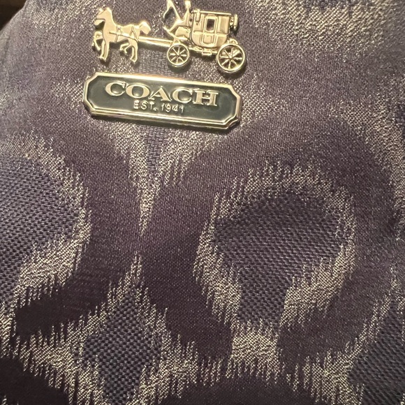 Coach navy bag - Picture 3 of 4